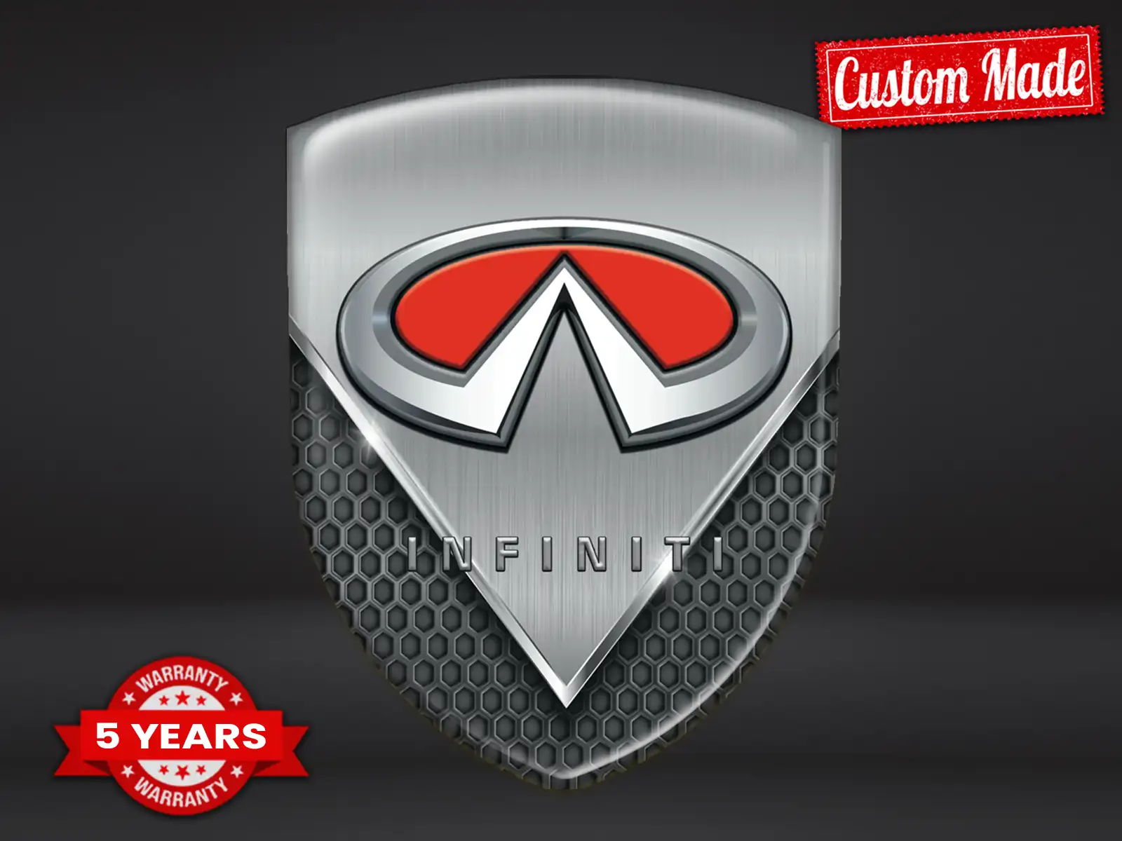 Infiniti Emblemi Auto Personalizzati Design Max Chic Pro Durevoli